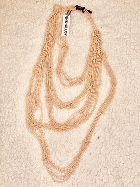 INK + ALLOY Multi Layer Loop Seed Bead Necklace